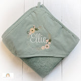 Badehandtuch „Blumenkranz 2“