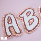 Stickdatei " Patches Alphabet Großbuchstaben + Zahlen" ab 10x10 Rahmen