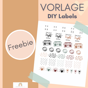 Freebie Vorlage "DIY Labels"