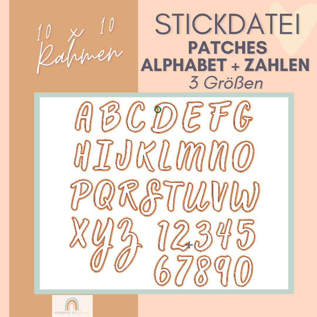 Stickdatei Patches – Comic Stickdateien für Patches – XHEUO