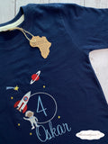 Geburtstagsshirt „Weltraum“